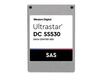 WD Ultrastar DC SS530 WUSTR1576ASS201 - Disque SSD - chiffré - 7.68 To - interne - 2.5" SFF - SAS 12Gb/s - TCG Encryption 0B40375