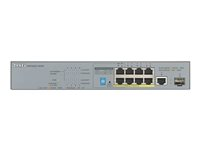 Zyxel GS1300-10HP - Commutateur - 8 x 10/100/1000 (PoE+) + 1 x combo Gigabit Ethernet / SFP Gigabit - de bureau - PoE+ (130 W) GS1300-10HP-EU0101F