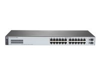 HPE 1820-24G - Commutateur - Géré - 24 x 10/100/1000 + 2 x Fast Ethernet/Gigabit SFP - de bureau, Montable sur rack J9980A