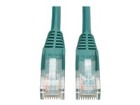 Tripp Lite 6ft Cat5e / Cat5 Snagless Molded Patch Cable RJ45 M/M Green 6' - Cordon de raccordement - RJ-45 (M) pour RJ-45 (M) - 1.83 m - UTP - CAT 5e - IEEE 802.3ab/IEEE 802.5 - moulé, sans crochet, bloqué - vert N001-006-GN