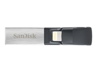 SanDisk iXpand - Clé USB - 32 Go - USB 3.0 / Lightning SDIX30C-032G-GN6NN
