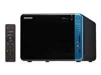 QNAP TS-653B - Serveur NAS - 6 Baies - SATA 6Gb/s - RAID RAID 0, 1, 5, 6, 10, JBOD, disque de réserve 5, 6 disques de secours, disque de réserve 10 - RAM 8 Go - Gigabit Ethernet - iSCSI support TS-653B-8G