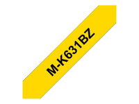 Brother M-K631BZ - Noir sur jaune - Rouleau (0,9 cm x 8 m) 1 cassette(s) bande non plastifiée - pour P-Touch PT-55, PT-65, PT-75, PT-85, PT-90, PT-BB4 MK631BZ
