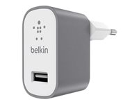 Belkin MIXIT Home Charger - Adaptateur secteur - 2.4 A (USB) - gris F8M731VFGRY