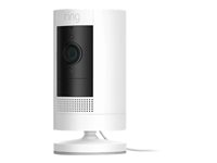 Ring Stick Up Cam Plug-In - 3rd Generation - caméra de surveillance réseau - extérieur, intérieur - résistant aux intempéries - couleur (Jour et nuit) - 1080p - audio - sans fil - Wi-Fi 8SW1S9-WEU0