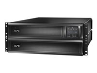 APC Smart-UPS X 3000 Rack/Tower LCD - Onduleur - CA 208/220/230/240 V - 2.7 kW - 3000 VA - RS-232, USB - connecteurs de sortie : 9 - 2U - noir SMX3000RMHV2U