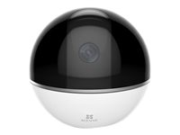 EZVIZ C6T - Caméra de surveillance réseau - panoramique / inclinaison - intérieur - couleur (Jour et nuit) - 2 MP - 1920 x 1080 - 720/30p, 1080/15p - montage M12 - Focale fixe - audio - sans fil - Wi-Fi - LAN 10/100 - H.264 - CC 5 V CS-CV248-A0-32WFR