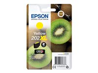 Epson 202XL - 8.5 ml - XL - jaune - original - emballage coque avec alarme radioélectrique/ acoustique - cartouche d'encre - pour Expression Premium XP-6000, XP-6005 C13T02H44020