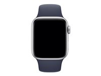 Apple 40mm Sport Band - Bracelet de montre pour montre intelligente - 130-200 mm - bleu nuit - pour Watch (38 mm, 40 mm) MTPH2ZM/A