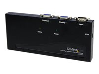 StarTech.com Répartiteur/amplificateur de distribution vidéo VGA haute résolution à 2 ports - Bande passante de 350 MHz - Répartiteur video - 2 x VGA - de bureau ST122PROEU