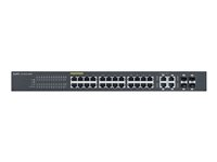 Zyxel GS1920-24HP - Starter Kit - commutateur - intelligent - 24 x 10/100/1000 (PoE+) + 4 x SFP Gigabit combiné - de bureau, Montable sur rack - PoE+ (375 W) ZY-SKITSWITCH