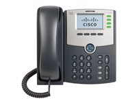 Cisco Small Business SPA 504G - Téléphone VoIP - (conférence) à trois capacité d'appel - SIP, SIP v2, SPCP - multiligne - argent, gris foncé - pour Small Business Pro Unified Communications 320 with 4 FXO SPA504G