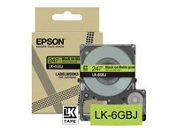Epson LabelWorks LK-5GBJ - Noir sur vert mat - rouleau (1,8 cm x 8 m) 1 cassette(s) boîte de suspension - cartouche de bande - pour LabelWorks LW-C410, LW-C610 C53S672078