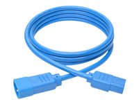 Tripp Lite 6ft Computer Power Extension Cord 10A 18 AWG C14 to C13 Blue 6' - Rallonge de câble d'alimentation - IEC 60320 C14 pour IEC 60320 C13 - CA 100-250 V - 10 A - 1.83 m - bleu P004-006-ABL