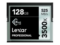 Lexar Professional - Carte mémoire flash - 128 Go - 3500x - CFast 2.0 LC128CRBNA3500