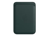 Apple - Portefeuille pour téléphone portable / carte de crédit - avec MagSafe - cuir - vert forêt - pour iPhone 12, 13, 14 MPPT3ZM/A