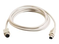 C2G - Rallonge de câble de clavier - PS/2 (F) pour PS/2 (M) - 3 m - moulé 81490