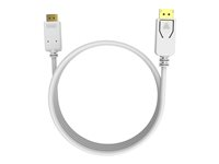 VISION Techconnect - Adaptateur vidéo - DisplayPort mâle pour HDMI mâle - 1 m - blanc TC 1MDPHDMI4K