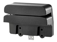 HP Retail Integrated Dual-Head MSR - Lecteur de carte magnétique - USB - HP noir - pour RP7 Retail System 7100, 7800 QZ673AA