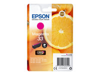 Epson 33 - 4.5 ml - magenta - original - blister - cartouche d'encre - pour Expression Home XP-635, 830; Expression Premium XP-530, 540, 630, 635, 640, 645, 830, 900 C13T33434012