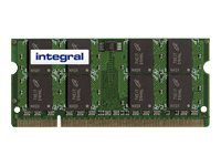 Integral - DDR2 - module - 2 Go - SO DIMM 200 broches - 800 MHz / PC2-6400 - CL6 - 1.8 V - mémoire sans tampon - non ECC IN2V2GNXNFX