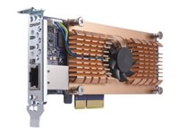 QNAP QM2-2P10G1T - Contrôleur de stockage - M.2 - PCIe profil bas - PCIe 2.0 x4 - pour VioStor VS-2280-PRO+ QM2-2P10G1T
