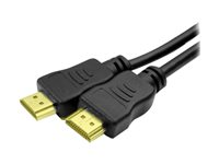 Neklan - HDMI avec câble Ethernet - HDMI (M) pour HDMI (M) - 1 m - noir - support 4K 2051318