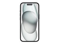 Mobilis - Protection d'écran pour téléphone portable - incassable et antichoc, IK06 - film - clair - pour Apple iPhone 15, 15 Pro 036310