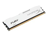 HyperX FURY - DDR3 - module - 8 Go - DIMM 240 broches - 1866 MHz / PC3-14900 - CL10 - 1.5 V - mémoire sans tampon - non ECC - blanc HX318C10FW/8