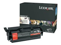 Lexmark - À rendement élevé - noir - original - cartouche de toner LCCP - pour Lexmark T650dn, T650dtn, T650n, T652dn, T652dtn, T652n, T654dn, T654dtn, T654n T650H21E