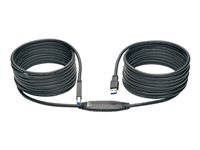 Tripp Lite Câble répéteur actif USB 3.0 SuperSpeed (A/B M/M) 7,62 m - Câble USB - USB Type B (M) pour USB type A (M) - USB 3.0 - 7.62 m - actif - noir U328-025