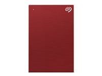 Seagate One Touch HDD STKB1000403 - Disque dur - 1 To - externe (portable) - USB 3.2 Gen 1 - rouge - avec 2 ans de Seagate Rescue Data Recovery STKB1000403