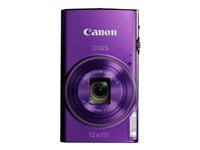 Canon IXUS 285 HS - Appareil photo numérique - compact - 20.2 MP - 1080p / 30 pi/s - 12x zoom optique - Wi-Fi, NFC - violet 1082C001
