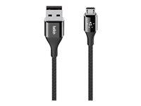 Belkin MIXIT DuraTek - Câble USB - Micro-USB de type B (M) pour USB (M) - USB 2.0 - 2.4 A - 1.22 m - noir F2CU051BT04-BLK