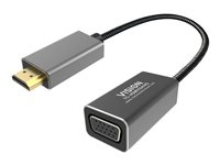 VISION Professional Premium Braided - Adaptateur vidéo - HDMI mâle pour HD-15 (VGA) femelle - 23 cm - braided - support 1080p TC-HDMIVGA/HQ