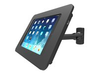 Compulocks Rokku Swing Arm iPad 9.7" / Galaxy Tab A 9.7" / S2 9.7" / S3 9.7" Wall Mount Black - Boîtier - Anti-vol - pour tablette - verrouillable - aluminium de haute qualité - noir - Interface de montage : 100 x 100 mm 827B260ROKB