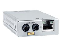 Allied Telesis AT MMC200/ST - Convertisseur de média à fibre optique - 100Mb LAN - 10Base-T, 100Base-FX, 100Base-TX - RJ-45 / ST multi-mode - jusqu'à 2 km - 1310 nm AT-MMC200/ST-60