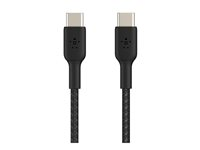 Belkin BOOST CHARGE - Câble USB - 24 pin USB-C (M) pour 24 pin USB-C (M) - 1 m - noir CAB004BT1MBK