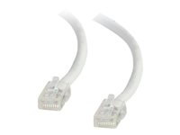 C2G Câble de raccordement réseau Cat5e non amorcé non blindé (UTP) - Cordon de raccordement - RJ-45 (M) pour RJ-45 (M) - 10 m - UTP - CAT 5e - bloqué, uniboot - blanc 83127