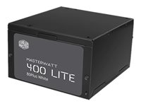 Cooler Master MasterWatt Lite 400 - Alimentation électrique (interne) - ATX12V 2.31 - 80 PLUS - CA 230 V - 400 Watt - PFC active MPX-4001-ACABW-ES