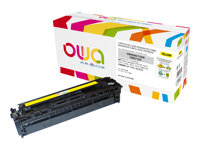 OWA - Jaune - compatible - remanufacturé - cartouche de toner (alternative pour : HP CB542A) - pour HP Color LaserJet CM1312 MFP, CM1312nfi MFP, CP1215, CP1515n, CP1518ni K15107OW