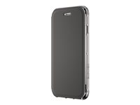 Griffin Survivor Clear Wallet - Protection à rabat pour téléphone portable - polycarbonate, polyuréthanne thermoplastique (TPU) - clair - pour Apple iPhone 6, 6s, 7, 8 TA43987