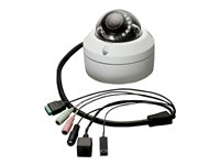 D-Link DCS-6315 - Caméra de surveillance réseau - dôme - extérieur - résistant aux intempéries - couleur (Jour et nuit) - 1280 x 720 - à focale variable - audio - LAN 10/100 - MPEG-4, MJPEG, H.264 - CC 12 V / PoE DCS-6315