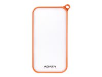 ADATA D8000L - Banque d'alimentation - 8000 mAh - 2.1 A - 2 connecteurs de sortie (USB) - orange AD8000L-5V-COR