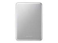 BUFFALO MiniStation Slim - Disque dur - 2 To - externe (portable) - USB 3.0 - argent HD-PUS2.0U3S-WR