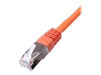 Uniformatic - Cordon de raccordement - RJ-45 (M) pour RJ-45 (M) - 2 m - FTP - CAT 6 - moulé - orange 23522