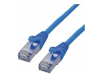 MCL - Cordon de raccordement - RJ-45 (M) pour RJ-45 (M) - 20 m - paire torsadée écrantée (F/UTP) - CAT 6 - sans crochet, bloqué - bleu FTP6-20M/B