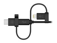 Belkin Universal - Câble USB - USB (M) pour Micro-USB de type B (M) - 1.2 m - noir F8J050BT04-BLK