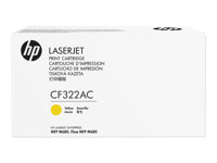 HP 653A - Jaune - originale - LaserJet - cartouche de toner (CF322A) - pour LaserJet Enterprise MFP M680; LaserJet Enterprise Flow MFP M680; LaserJet Managed MFP M680 CF322AC