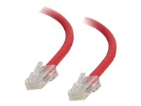 C2G Câble de raccordement réseau Cat5e non amorcé non blindé (UTP) - Cordon de raccordement - RJ-45 (M) pour RJ-45 (M) - 10 m - UTP - CAT 5e - bloqué, uniboot - rouge 83087